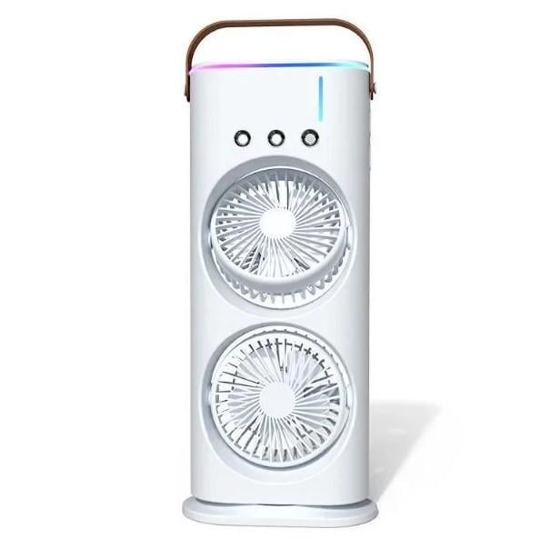 Настольный вентилятор с охлаждением Double-ended Spray Fan LED подсветка/3 скорости без пульта (2104618552)