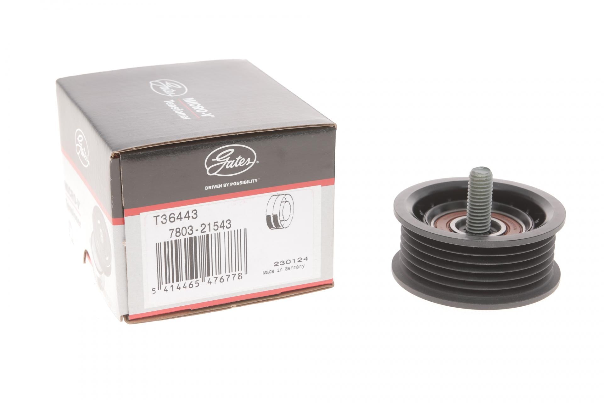 Ролик генератора GATES Hyundai Santa Fe/Kia Sorento 2.4 CVVT 09- паразитный 62x29 мм (T36443 GATES)