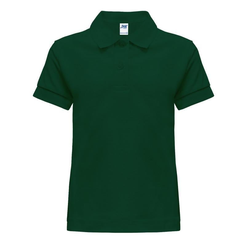 Футболка детская JHK KID POLO SCHOOL WEAR р. 3/4 Темно-зеленый (BG)