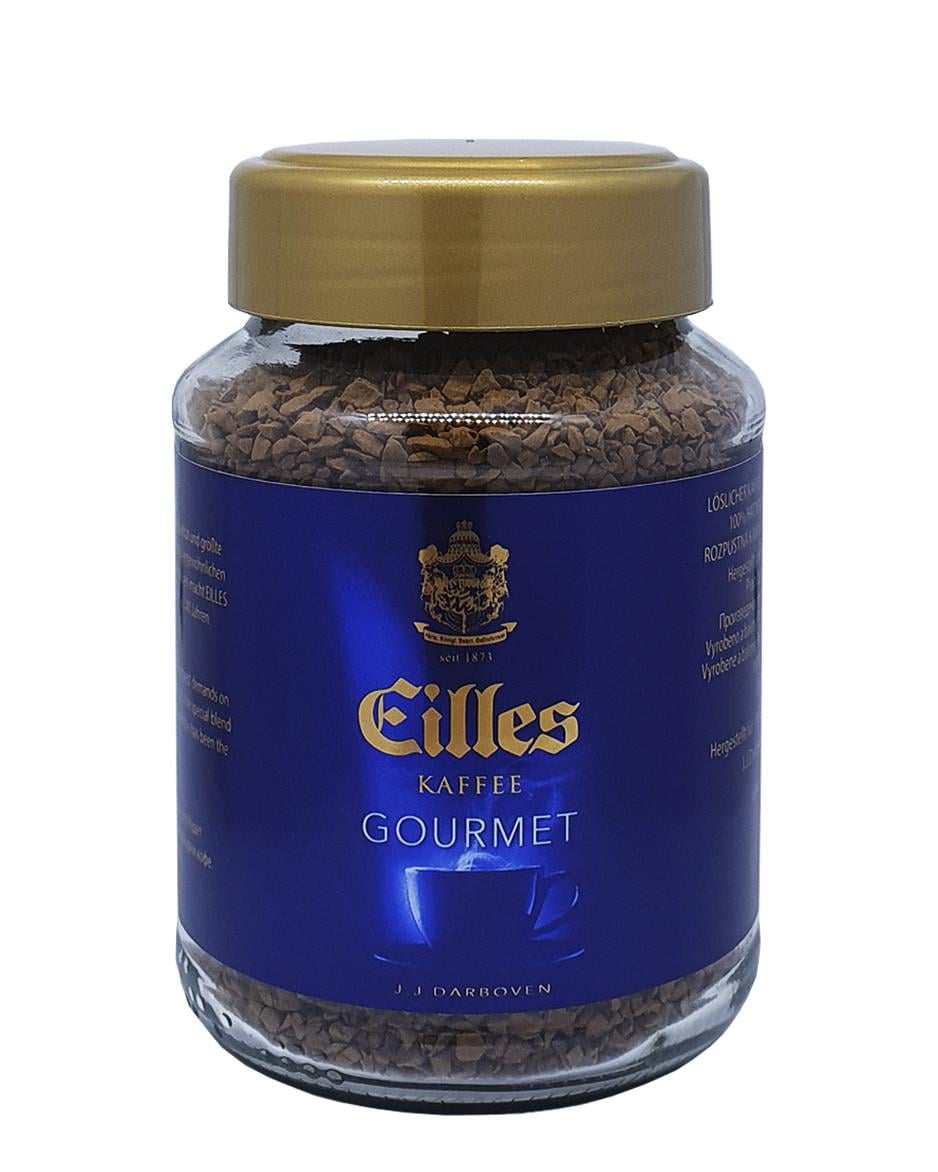 Кофе Eilles Gourmet Cafe растворимый 100 г JJDarboven в стеклянной банке (51996)