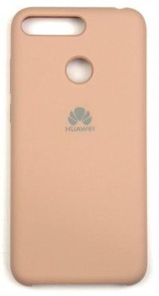 Силіконовий чохол Silicone Case Huawei Y6 Prime 2018/Y6 Pro 2018/Honor 7A Pro pink-sand