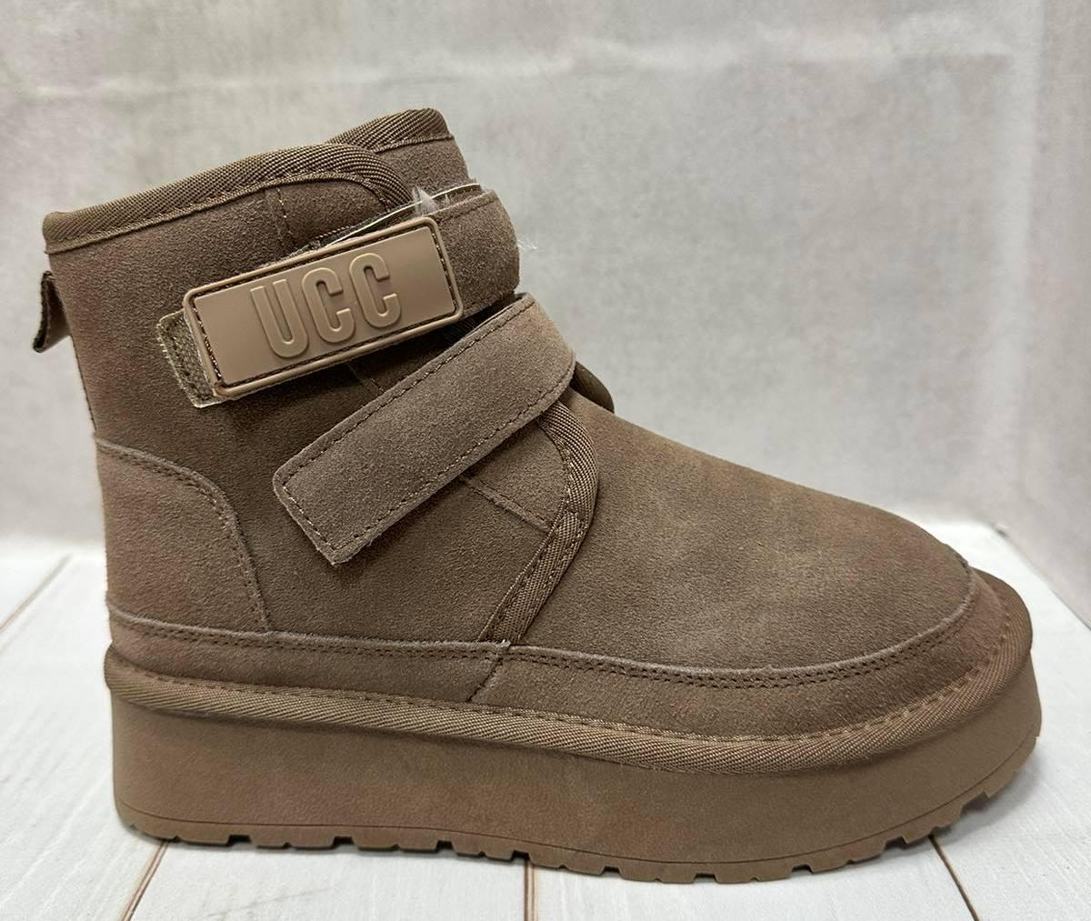 Уги дитячі зимові Ugg hengji на овчині р. 36 Коричневий (12630858) Уги дитячі зимові Ugg hengji на овчині р. 36 Коричневий (12630858)