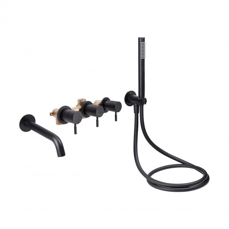 Смеситель для ванны Qtap Scorpio 3350105GB скрытого монтажа на два потребителя