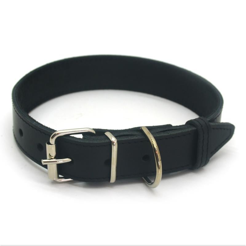 Нашийник для собак Zoo-hunt Весна шкіряний 3,0/41-51 см Чорний - фото 1 Нашийник для собак Zoo-hunt Весна шкіряний 3,0/41-51 см Чорний - фото 1