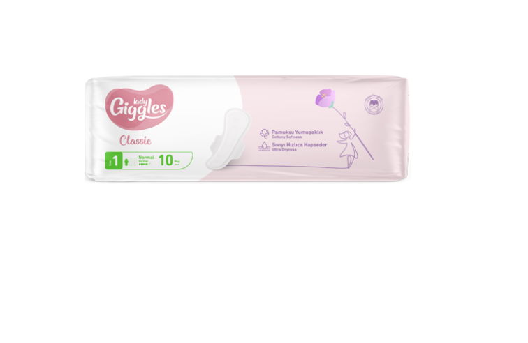 Гигиенические прокладки Giggles Lady Classic Normal 1 5 капель 10 шт. Гигиенические прокладки Giggles Lady Classic Normal 1 5 капель 10 шт.