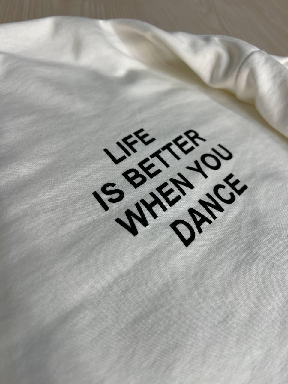 Світшот жіночий LSK 5258 довгий OS Білий (1830) - фото 3