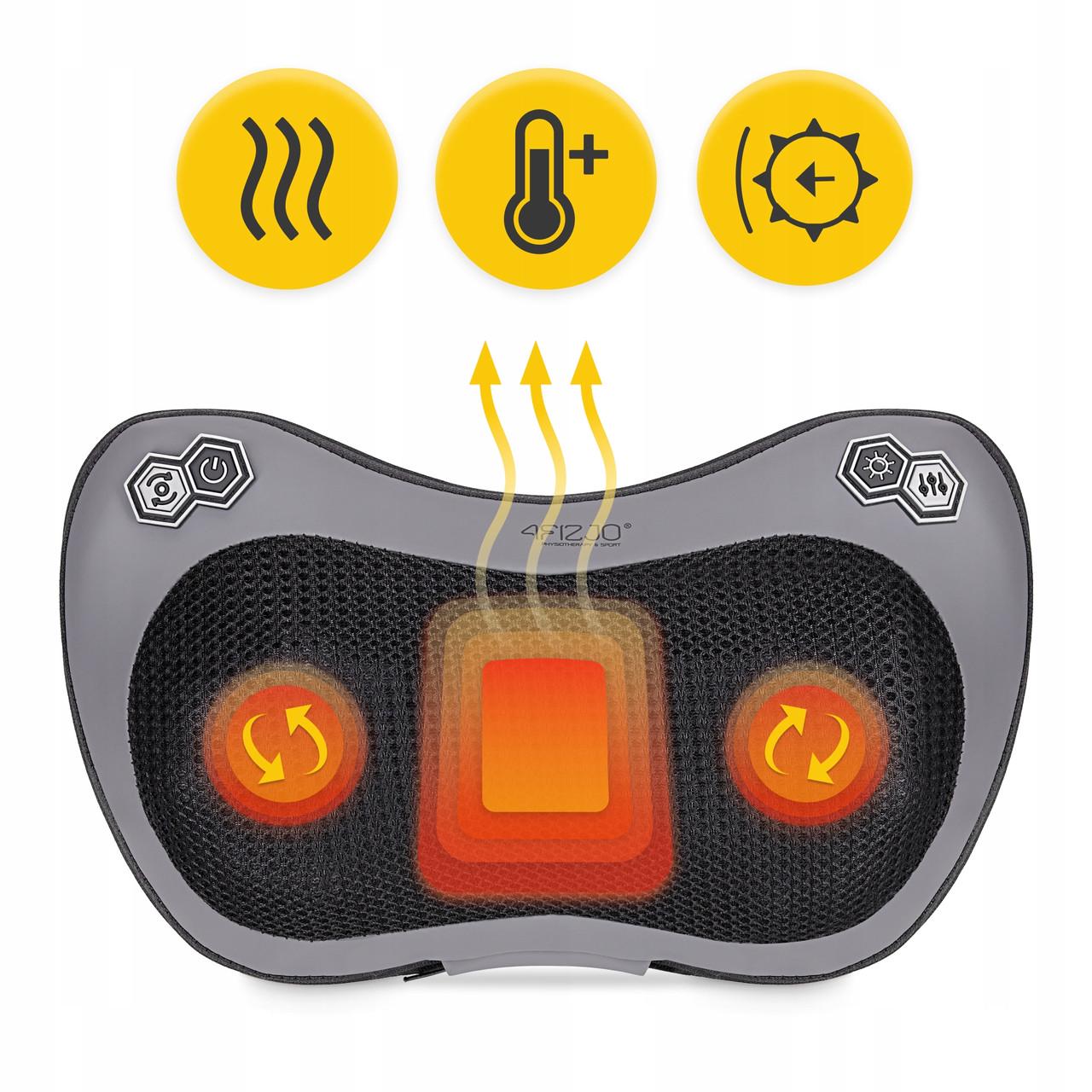 Подушка-масажер 4FIZJO Shiatsu Pro+ Black (P-5907739319159) - фото 6 Подушка-масажер 4FIZJO Shiatsu Pro+ Black (P-5907739319159) - фото 6