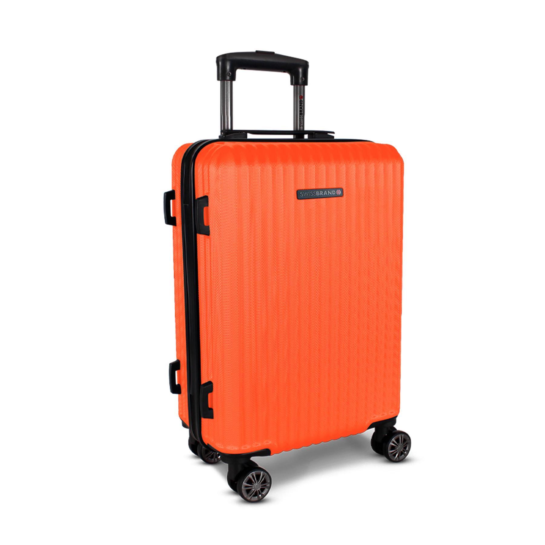 Чемодан Swissbrand Riga 2.0 S Neon Orange (SWB_LHRIG743S)