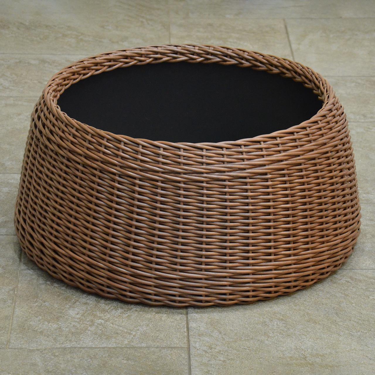 Подставка-юбка под елку плетеная из шт.учного ротанга/ручной работы XL Молочный шоколад (23380179) - фото 4 Подставка-юбка под елку плетеная из шт.учного ротанга/ручной работы XL Молочный шоколад (23380179) - фото 4