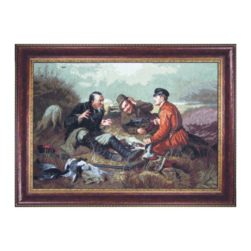 Набір для вишивання хрестиком Чарівна Мить М-124 За мотивами В.Г. Перова Мисливці на привалі (14134)