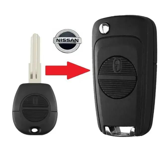 Корпус выкидного автоключа для Nissan MS14A (400488) - фото 2 Корпус выкидного автоключа для Nissan MS14A (400488) - фото 2