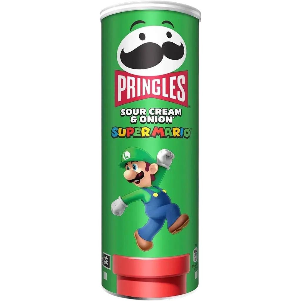 Чипсы Pringles Super Mario сметана и лук 165 г (26137776)