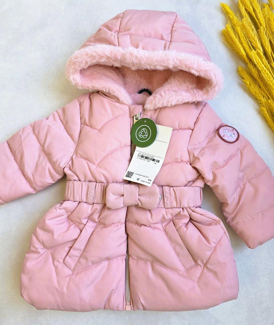 Куртка демісезонна з капюшоном C&A для дівчаток 3-6 міс 68 см (26483149)