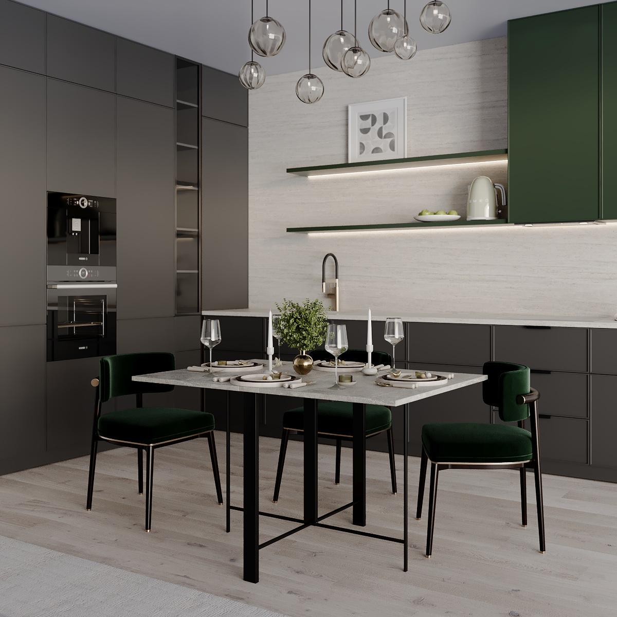 Обеденный стол-трансформер Voody 1300x900x756 мм Ателье светлый/Черные ножки (GATB26040000030) - фото 4 Обеденный стол-трансформер Voody 1300x900x756 мм Ателье светлый/Черные ножки (GATB26040000030) - фото 4