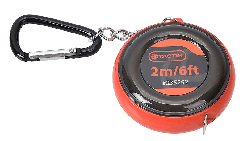 Рулетка Tactix с карабином пластик 2 м x 16 мм (INSMTMTRU00216GPT0)