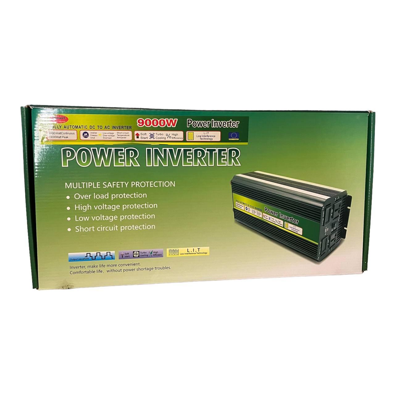 Інвертор напруги Wimpex автомобільний 9000 W 12 220 V - фото 2 Інвертор напруги Wimpex автомобільний 9000 W 12 220 V - фото 2