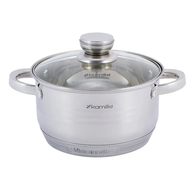 Кастрюля с крышкой Kamille 3 л (KM-4912)