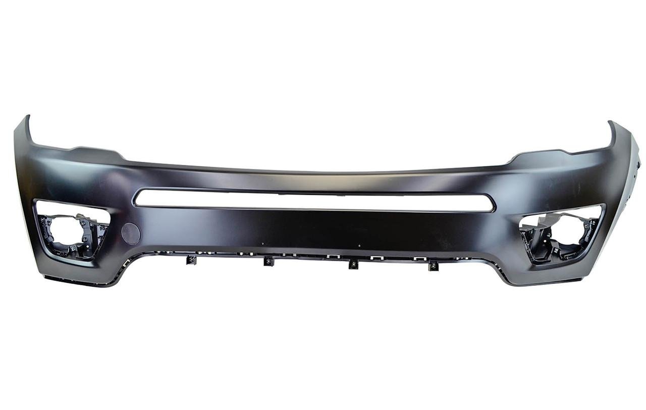 Бампер передній Jeep Compass 2 MP 2016-2021 верхня частина із заглушкою під гак Junsite (2684145948)