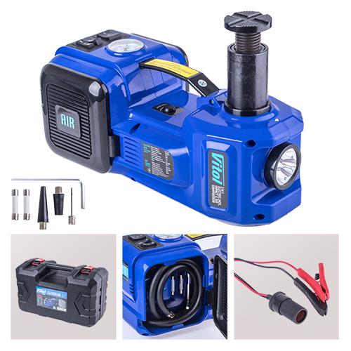 Набор электрогидравлический домкрат 135-360 мм 12В 13 А 2 т + компрессор 12 В 10 А 35л/мин (1215352)