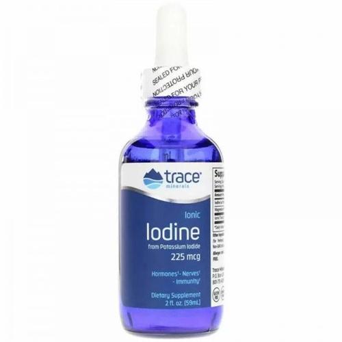 Мікроелемент Йод Trace Minerals Ionic Iodine 225 mcg 59 мл - фото 1 Мікроелемент Йод Trace Minerals Ionic Iodine 225 mcg 59 мл - фото 1