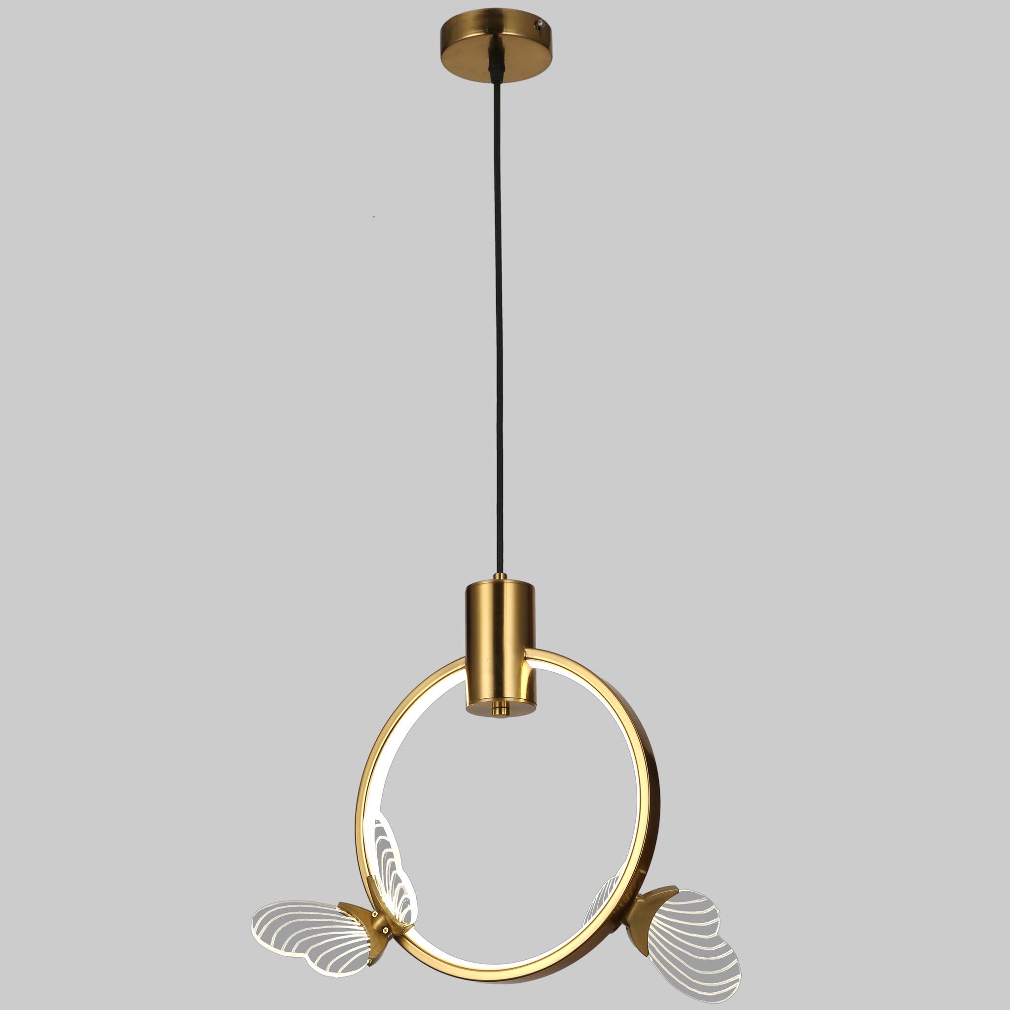 Подвес светодиодный с бабочками 'Butterfly Бронзовый (918-VP102 BRZ)