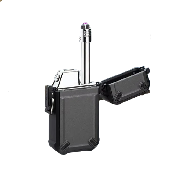 Зажигалка водонепроницаемая двойная электрическая USB Black (KT6007905)