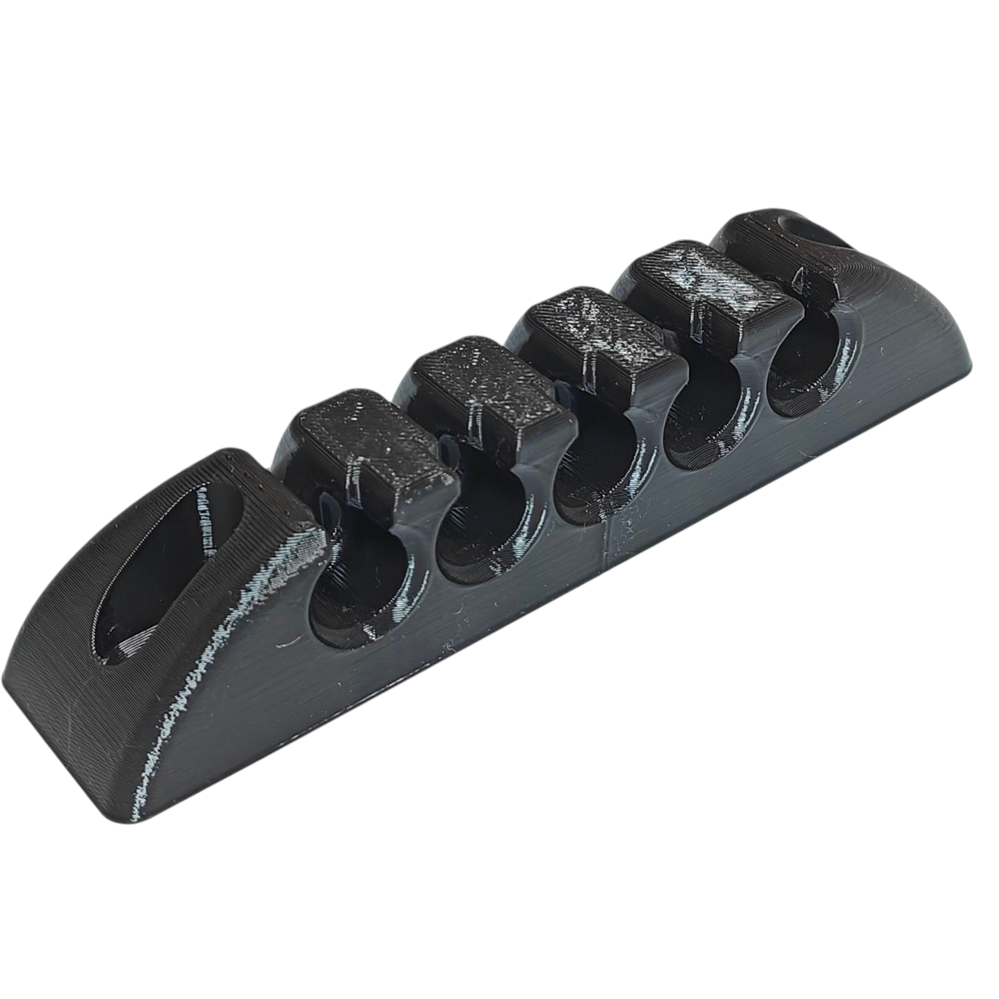 Держатель веревки потолочной сушилки 6 веревок 124-136 мм Черный