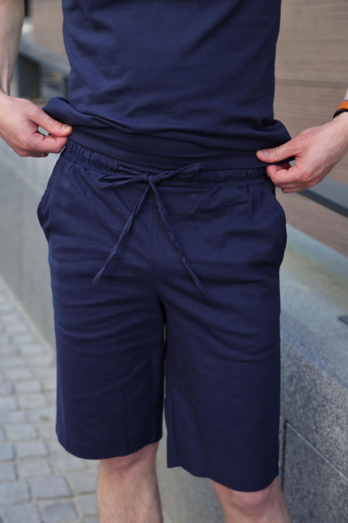 Костюм мужской Flax Intruder льняной XXL Синий (1624351714/2/5) - фото 8 Костюм мужской Flax Intruder льняной XXL Синий (1624351714/2/5) - фото 8