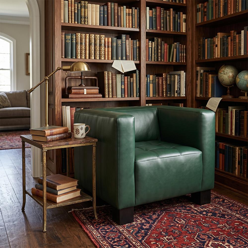Диван Space экокожа Soft 90х76х76 см Olive (rich_sofa_00667)