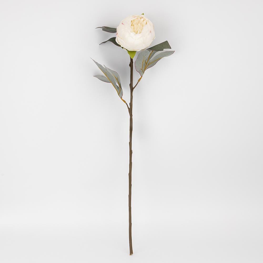 Пионы искусственные 65 см 3 комплекта Кремовый (9249-003)