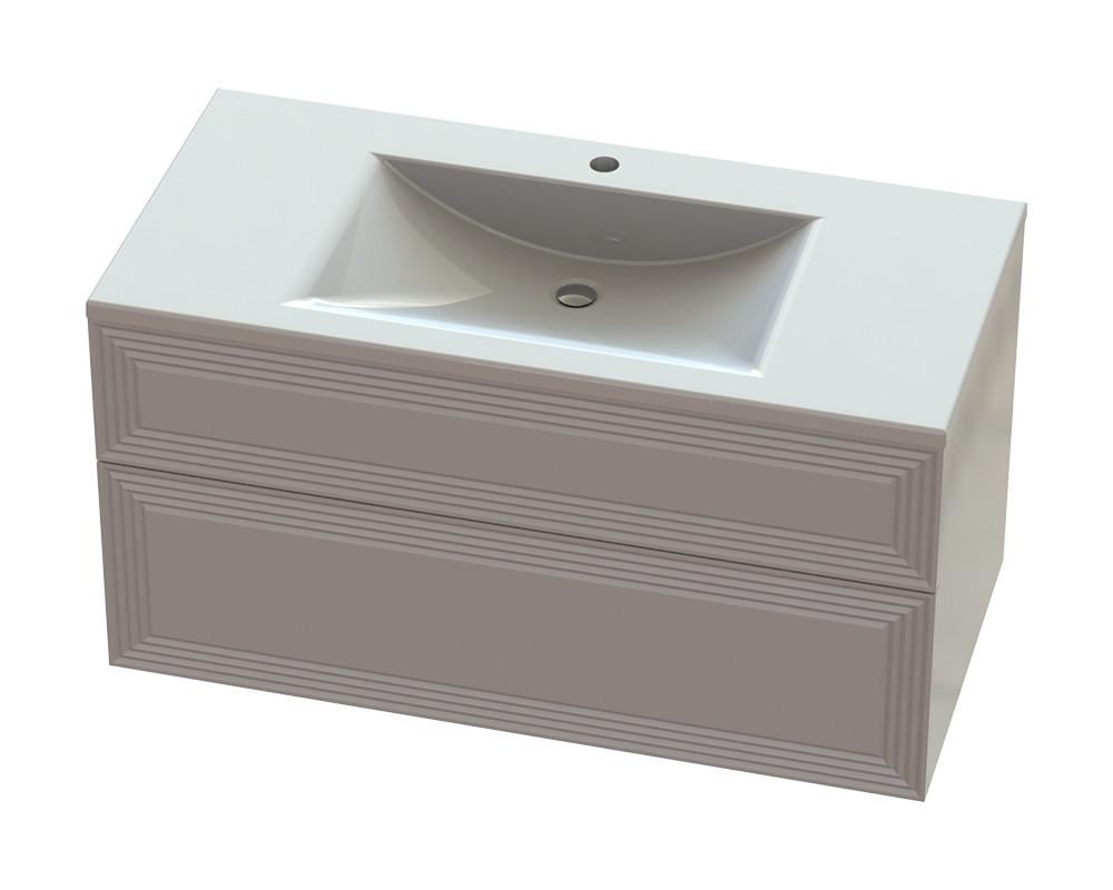 Тумба Азалія з умивальником Орфей А100 Білий глянець (1882349571)