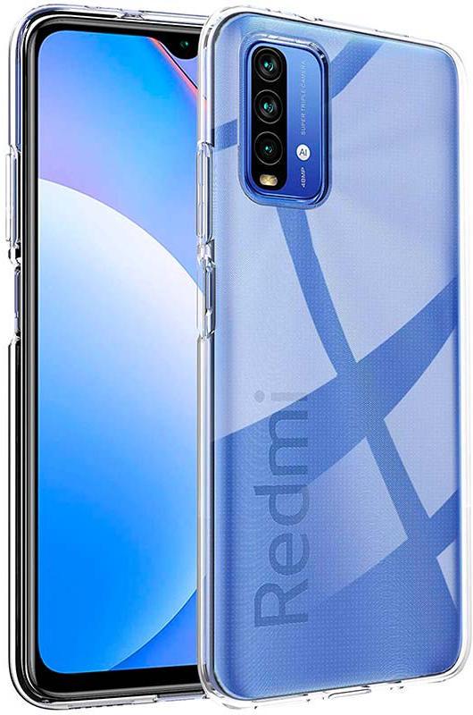 Прозрачный Чехол Xiaomi Redmi 9T (ультратонкий силиконовый) (19963)