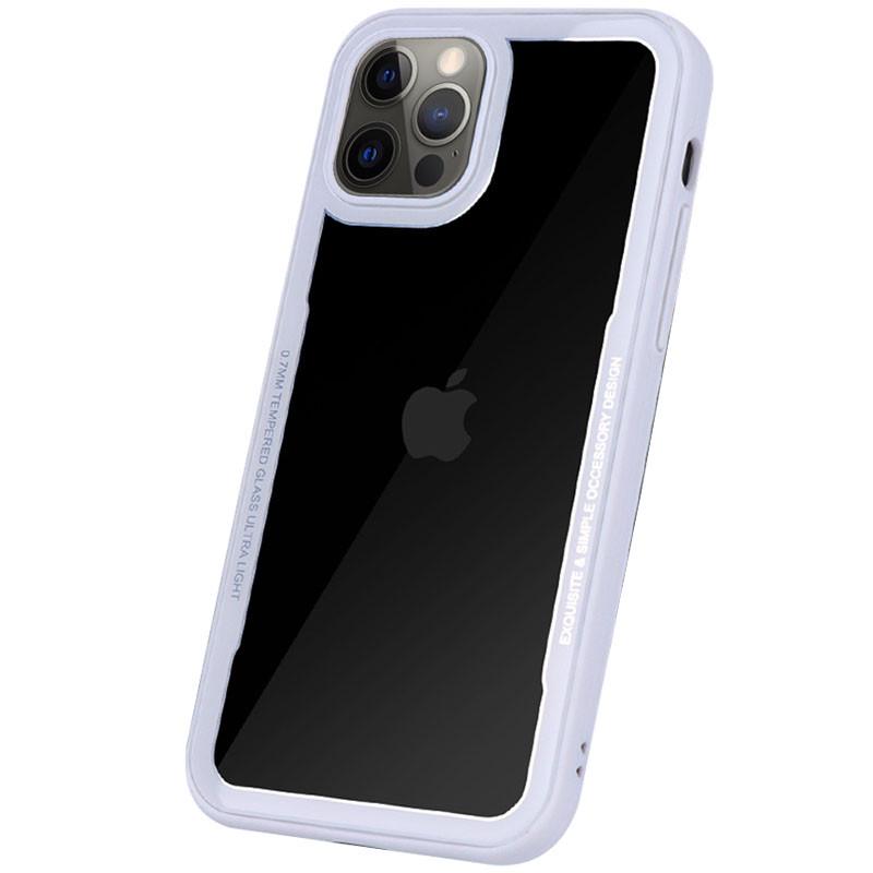 TPU+PC чохол G-Case Shock Crystal для Apple iPhone 12 Pro (6.1'') (Білий) (155014)