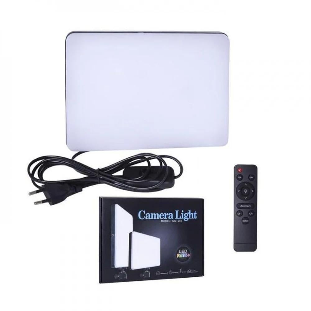 Светодиодная лампа LED camera Light MM-240 прямоугольная