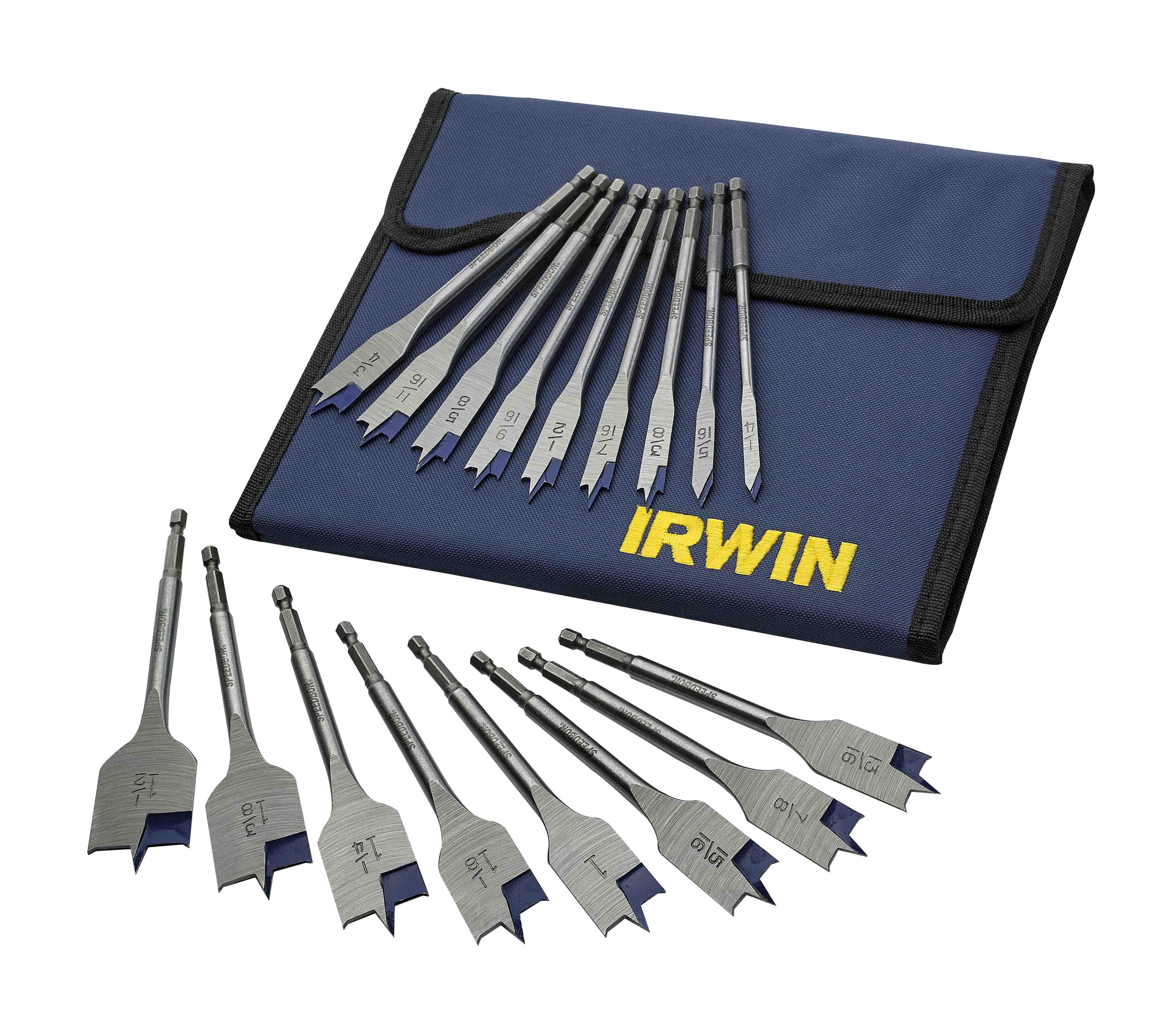 Набор сверл по дереву Irwin Blue Groove 4х 6-38 мм 17 шт. (IW4041002)