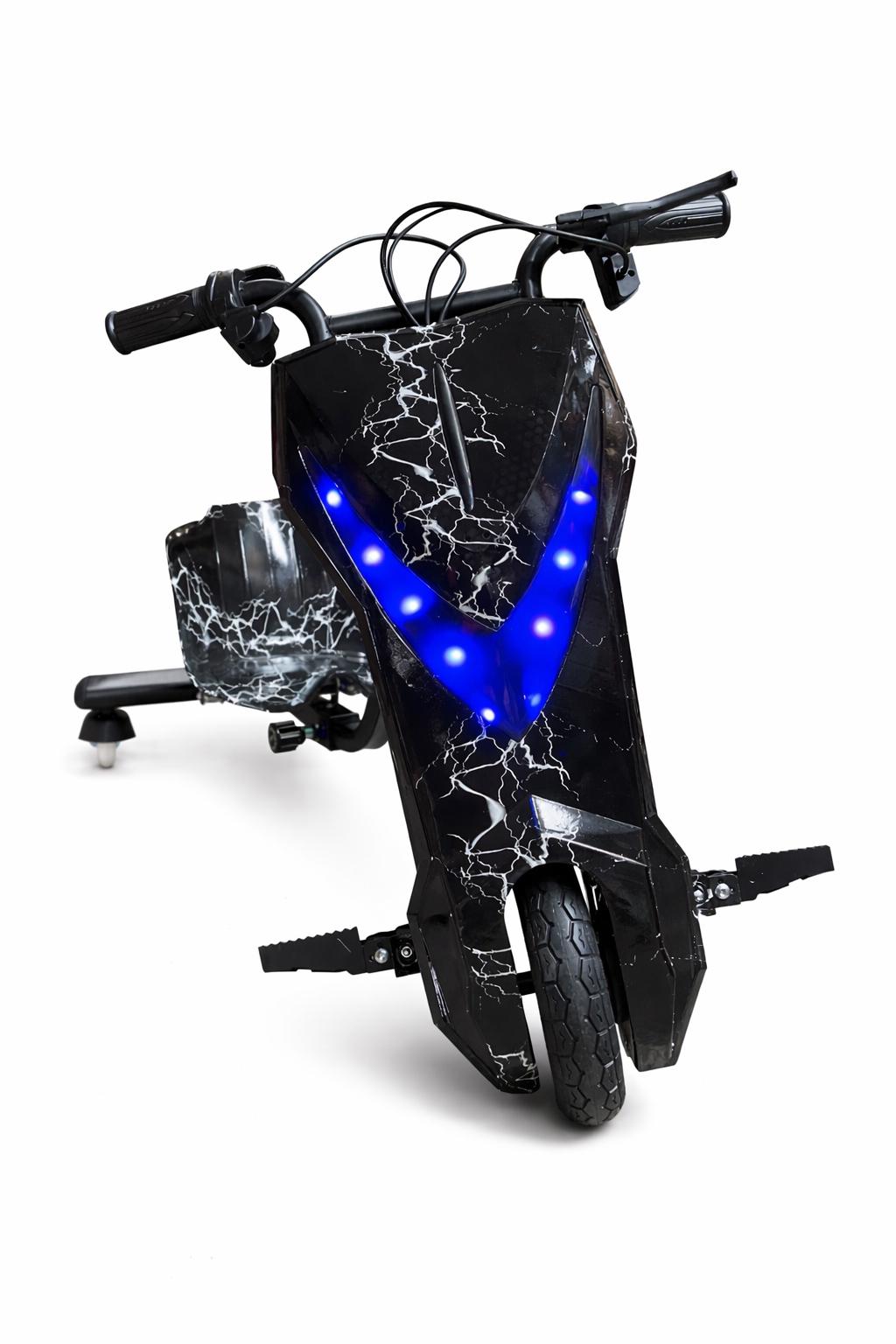 Дріфт-карт Windtech Crazy Bug 500W Чорний блискавка (ДК-08)