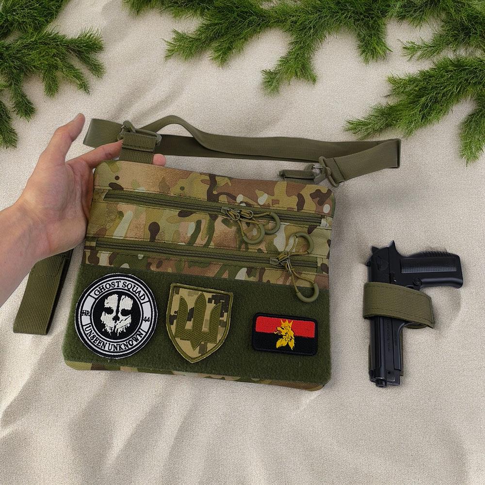 Сумка мужская нагрудная военная (521254) - фото 26 Сумка мужская нагрудная военная (521254) - фото 26