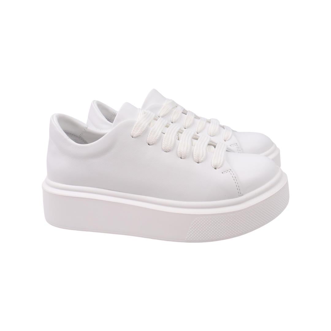 Кеды женские Kento из кожи Белый (57-21DTC 40)