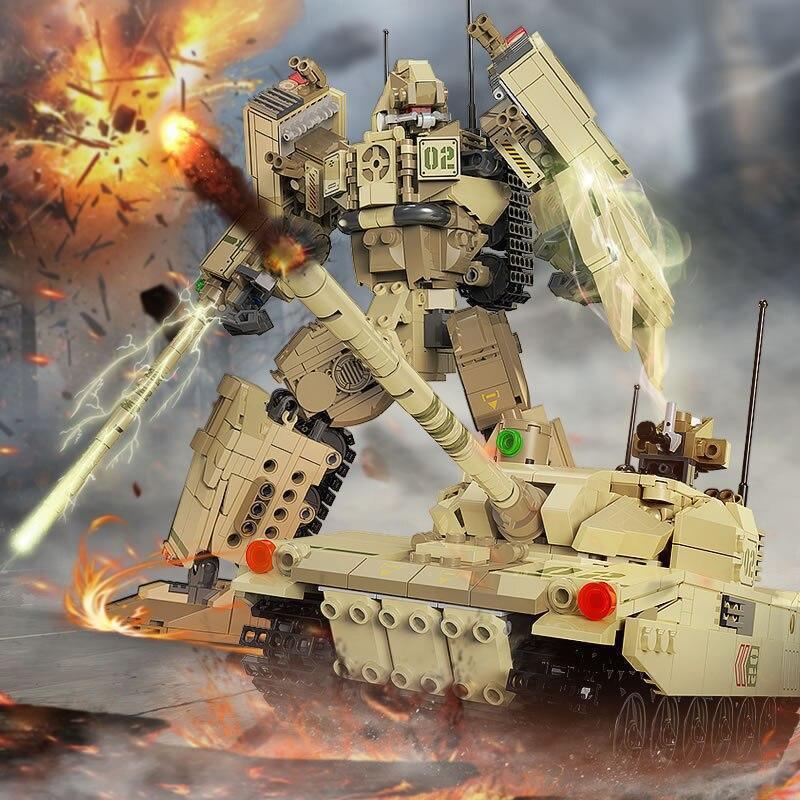 Конструктор Iblock Танк-трансформер 769 деталей (мс9900кон-4) - фото 7 Конструктор Iblock Танк-трансформер 769 деталей (мс9900кон-4) - фото 7