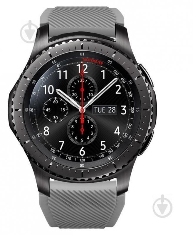 Ремешок 22 мм BeWatch ECO для Samsung Galaxy Watch 46mm | Samsung Gear S3 Темно - серый (1021114.3)