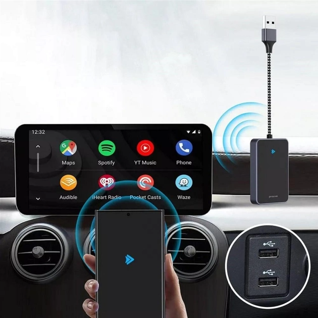 Адаптер беспроводной Proove Wireless Car Adapter в автомобиль - фото 2