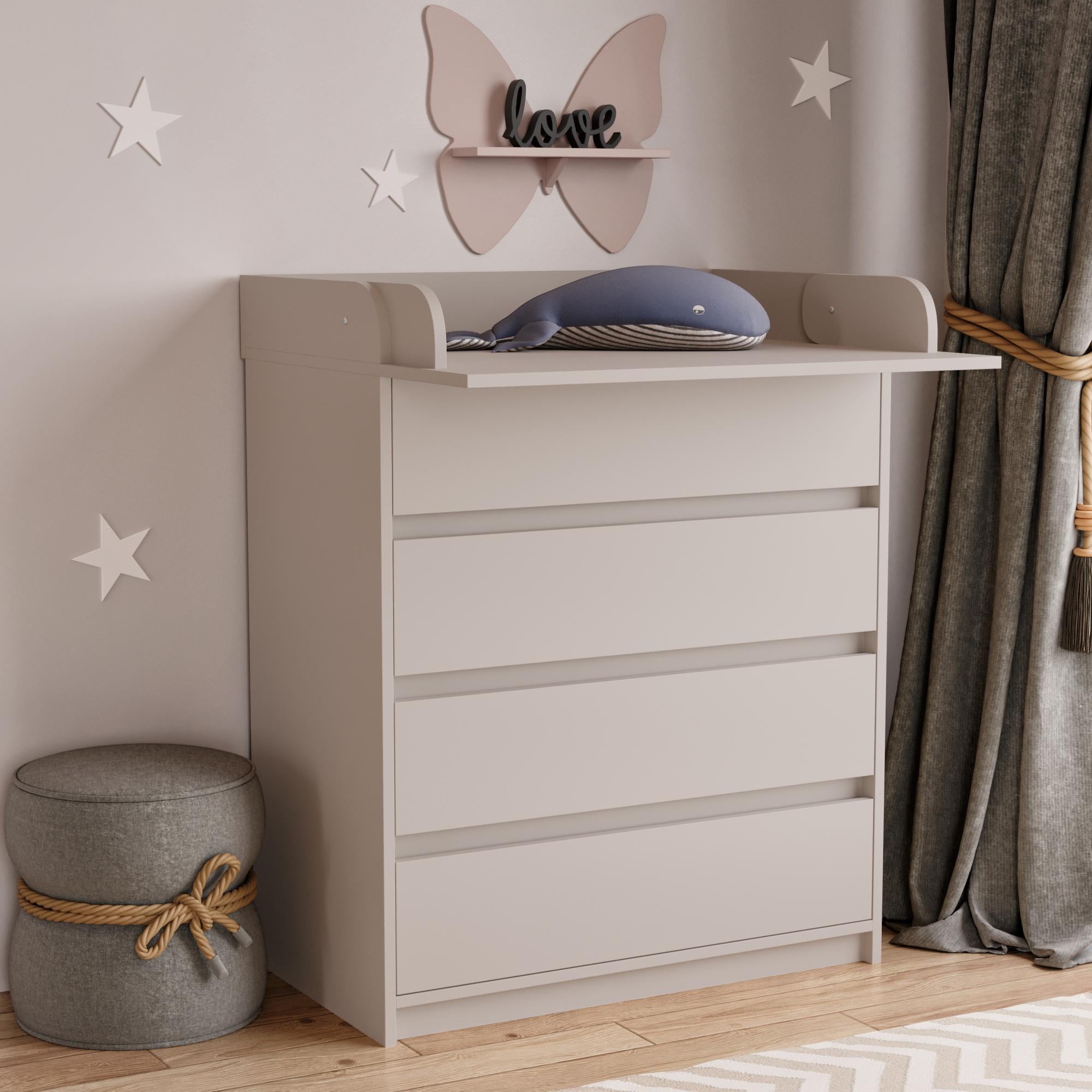 Пеленальный комод Furnigrade ПС-3 97х80х69,5 см Кашемир