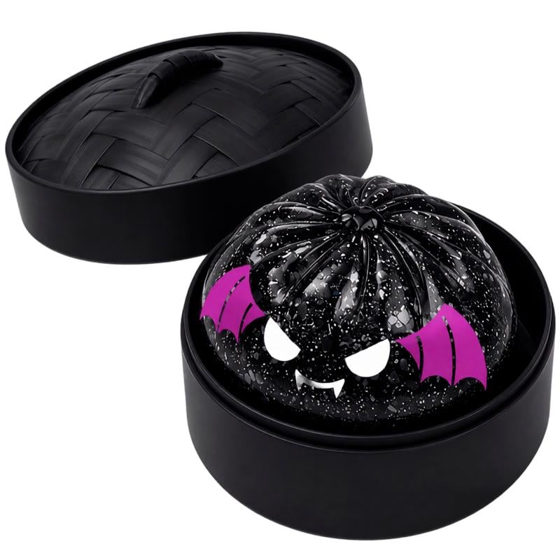 Игрушка-сквиш антистресс Helloween Пельмень 6 см Черный (арт EPC16177M)