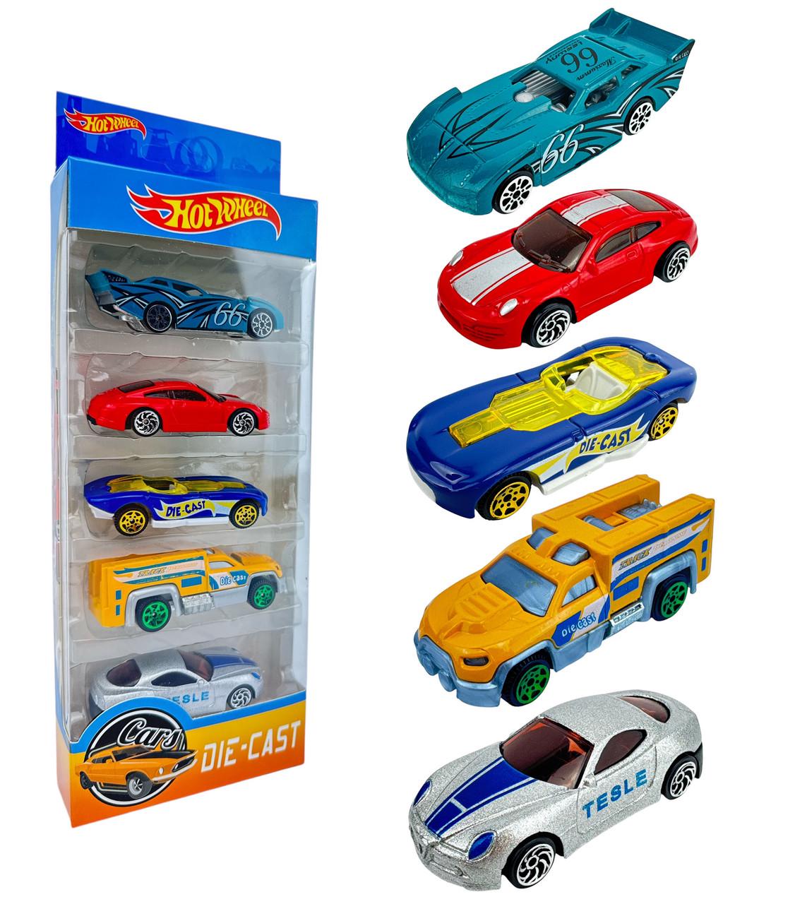 Ігровий набір машинок Hot Wheel DIE-CAST 5 шт. (779-052) - фото 2 Ігровий набір машинок Hot Wheel DIE-CAST 5 шт. (779-052) - фото 2