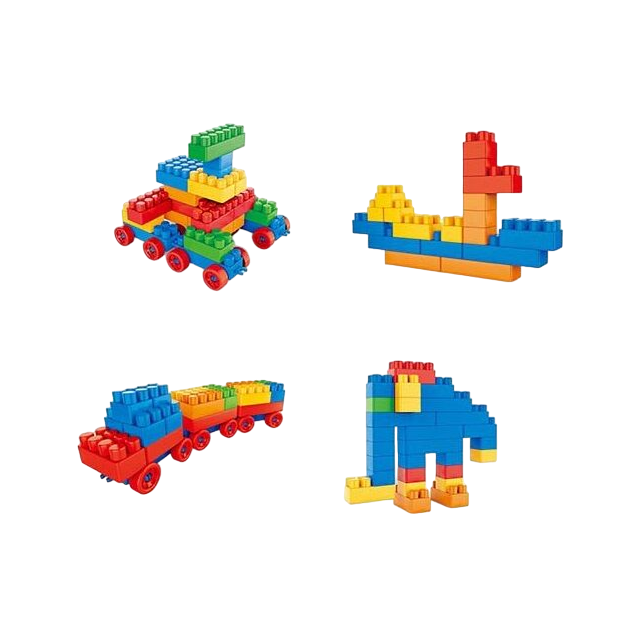 Конструктор Building Block наклейки в сумке 300 деталей Green (149149)