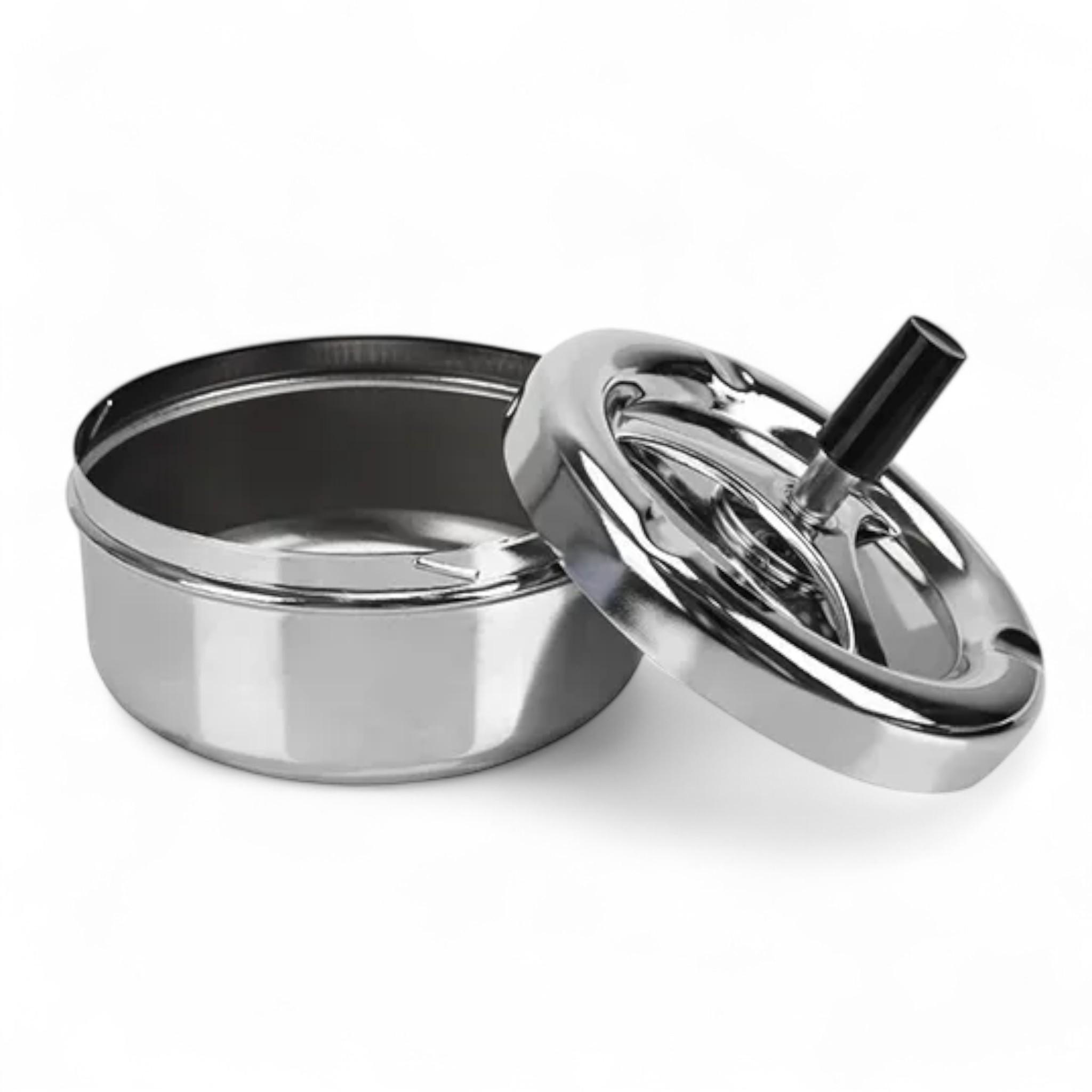 Попільничка металева бездимна Дзига XT-1614 d 10,5 см (26057864) - фото 3