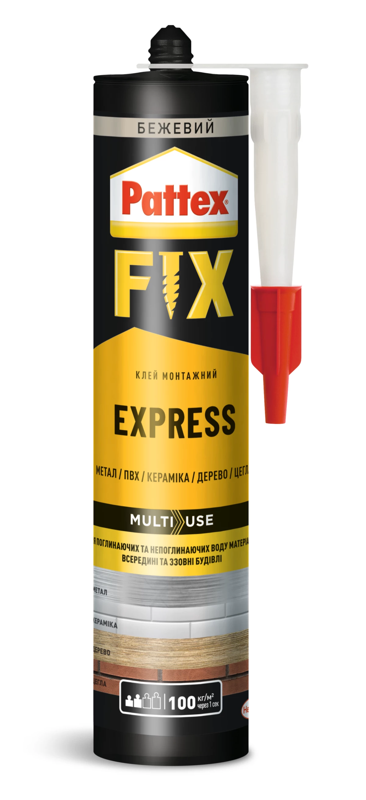 Pattex Fix Express 375 г монтажний клей