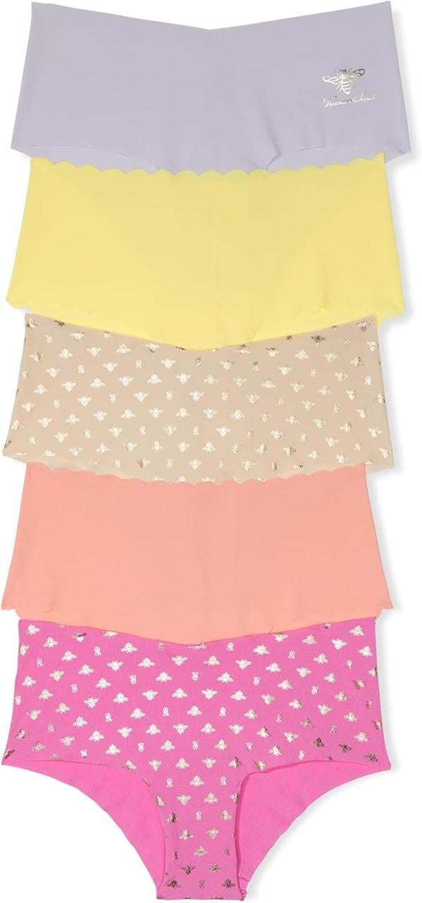 Набор трусиков Victoria's Secret 5-Pack No-Show Cheeky Panties XL Разноцветный (2843128353)
