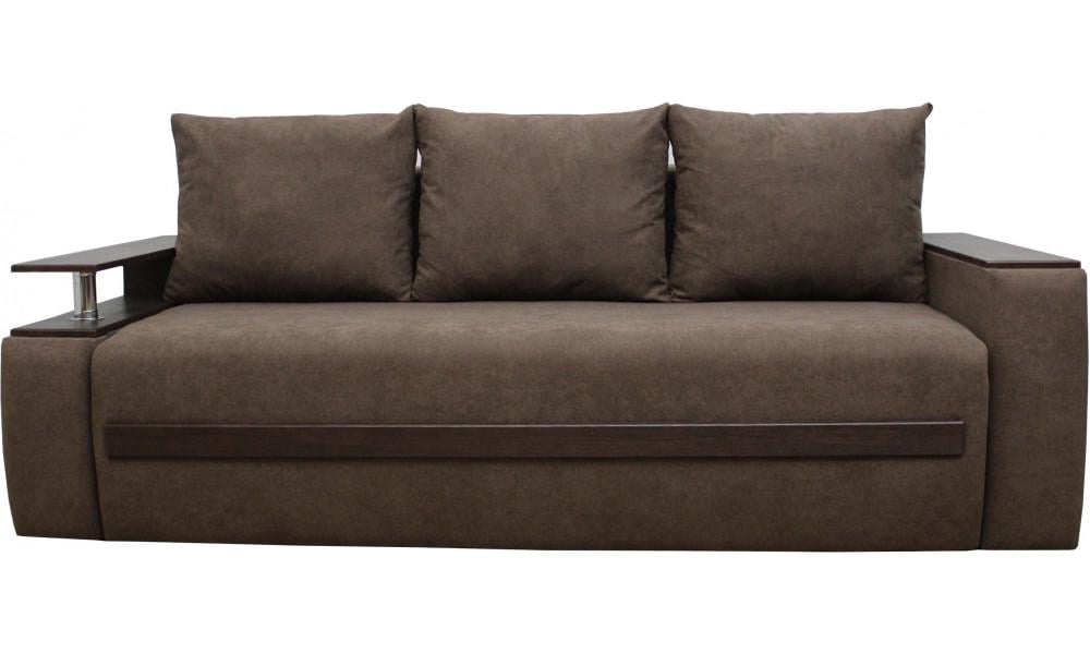 Диван ортопедичний Garnitur.plus Граф Преміум Коричневий (DP-1001-2)