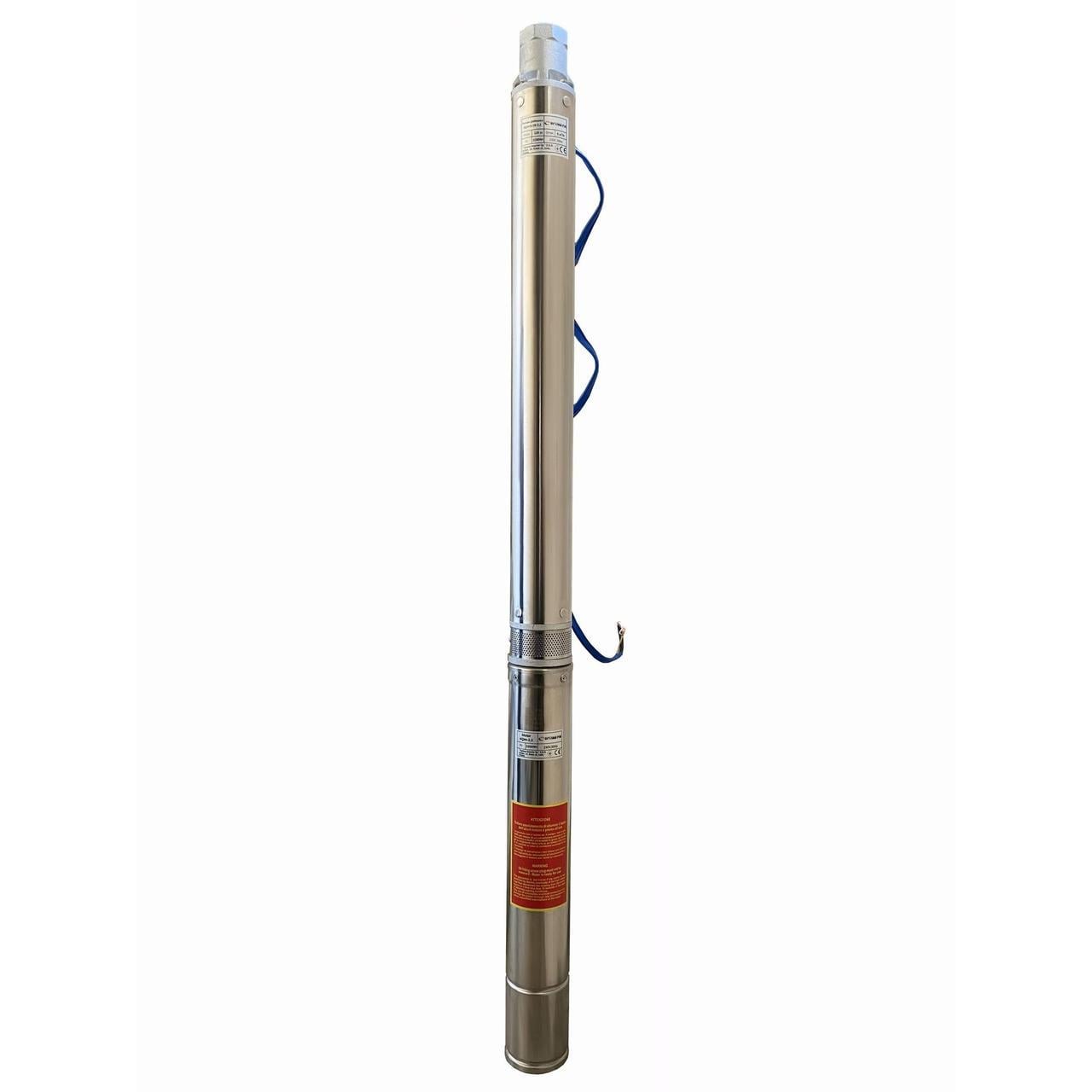 Скважинный насос с повышенной стойкостью к песку Optima PM 4QJm6/20 2,2 кВт 124 м/2 м кабель